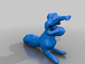 zéro de l'âge glace animaux 3d print model - Mito3D