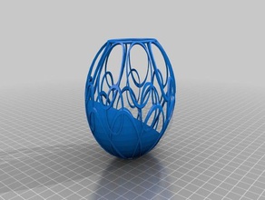 my customized artistic vase test 2 interactive art 3d print model - Mito3D