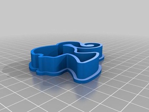 cortadores de cookie A impressão 3d 3d print model - Mito3D