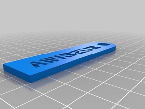 targhetta v 1 La stampa 3d 3d print model - Mito3D