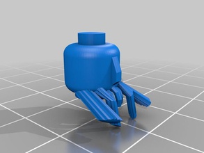 cthulhu mini fig cabeça outros minifig 3d lego brinquedo 3d print model - Mito3D
