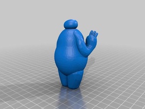 baymax esculturas 3d print model - Mito3D