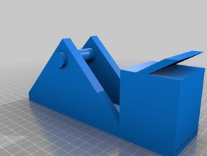tapedispenser base de 5 formes principales - sans bande bureau 3d print model - Mito3D