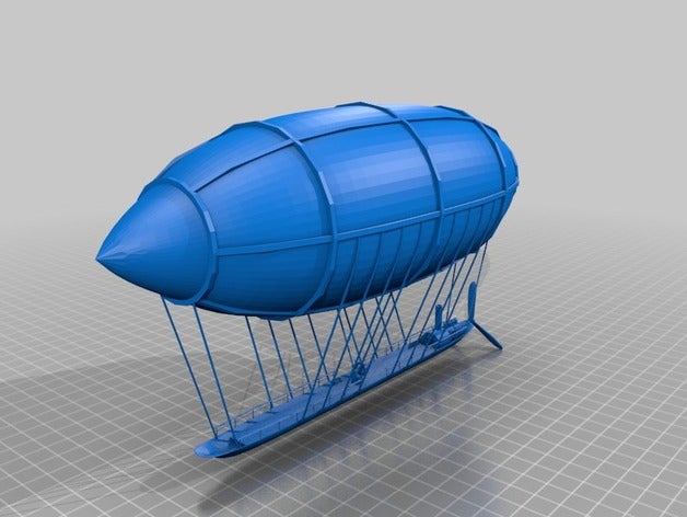 sparrow steampunk Luftschiff Spielzeug & Spiele 28 Ballon blimp dd dnd rpg Fahrzeug 3D print model - Mito3D