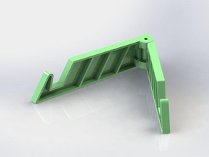 einfacher ipad-Ständer gadgets arsenal arsenalproductscom arsenal-Produkte 3d print model - Mito3D