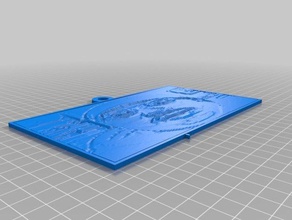 mi personalizados lithopane Arte en 2d personalizado 3d print model - Mito3D