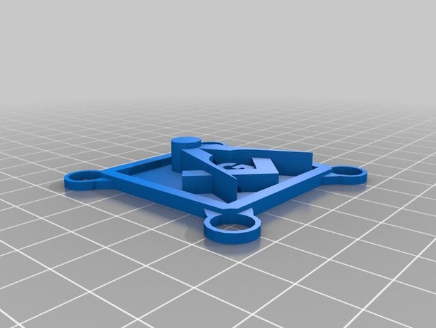 Kare 3d yorgan pusulalar baskı 3D print model - Mito3D