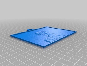 000 Arte 2d personalizado 3d print model - Mito3D