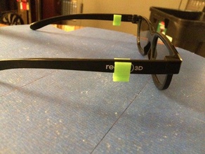 eyeglasses mount clip reald 3d glasses 3d print model - Mito3D