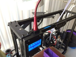 jansj lamba mount 2020 ekstruzyon 3d yazıcı aksesuarları jansjo lulzbot taz 3d print model - Mito3D