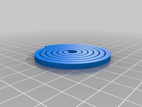 Arşimet spiral w 05 mm gap iplik 54 3 x aksesuarlar özelleştirilmiş 3d print model - Mito3D