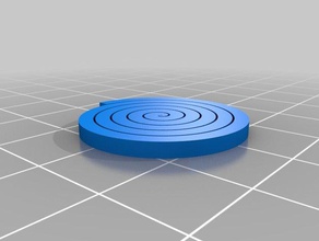 27 mm 2x2mm hilo espiral de arquímedes accesorios personalizado 3d print model - Mito3D