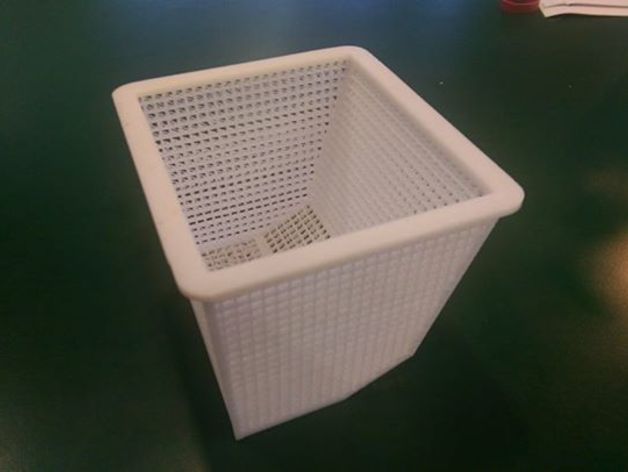 spx1099b front spa skimmer basket outdoor & garden filter 3D print model - Mito3D