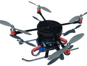 marotocopter v20 Robotik arduino diy quadcopter 3d print model - Mito3D