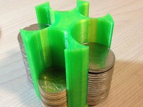 coin box containers 3d print model - Mito3D