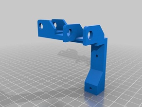 cable chain holder prusa i3 3d printer accessories rework 3d print model - Mito3D