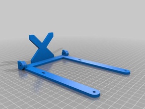 my customized vesa bracket computer 3d print model - Mito3D