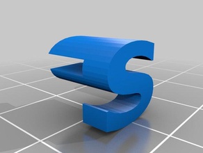 sf two letter sculpture sculptures customized 3d print model - Mito3D