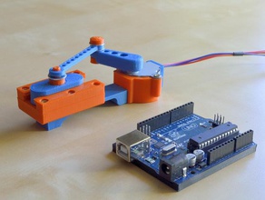 slide mechanism arduino robotics 28byj-48 stepper motor 3d print model - Mito3D