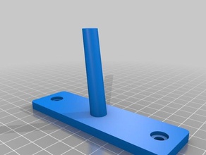 wall hook - scandinavian design household wallhook mount 3d print model - Mito3D