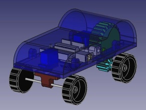 carduino le bricolage arduino voiture freecad patrimoine technologique 3d print model - Mito3D