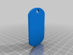 fort bliss dog tag pets customized 3d print model - Mito3D
