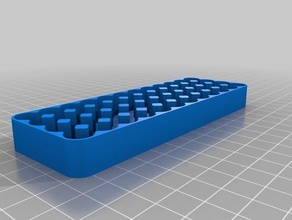 48 aaa battery holder containers customized 3d print model - Mito3D