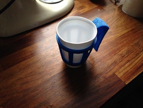 vaso de poliestireno manejar cocina y comedor el café la copa reutilizables té useability 3d print model - Mito3D