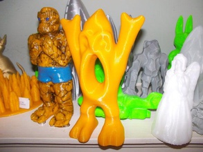 holeymoley sculptures creature hands up uncanny 3d print model - Mito3D