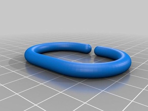 anillo verter rideau vaginal cuarto de baño 3d print model - Mito3D