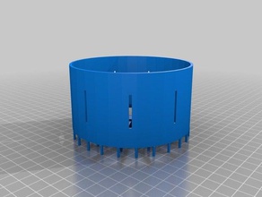 zoetrope wheel print ready w black supports 3d printing animation model spin spinning twirl 3d print model - Mito3D