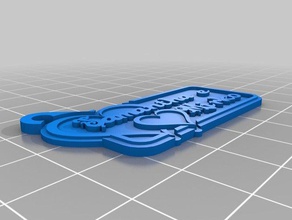 samantha e mirko Schlüsselanhänger kundengebundene 3d print model - Mito3D