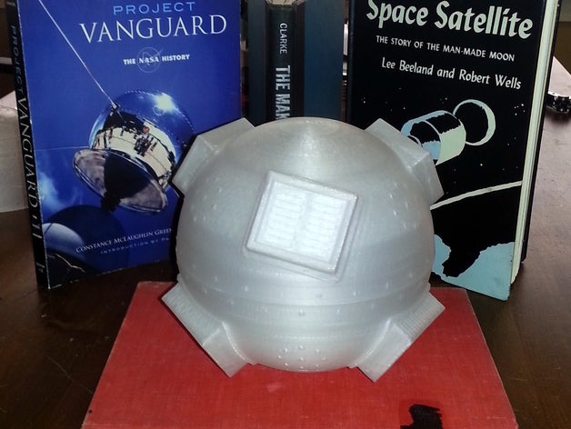 vanguard 1 satellite physics & astronomy 1950s cold war igy nrl space 3D print model - Mito3D