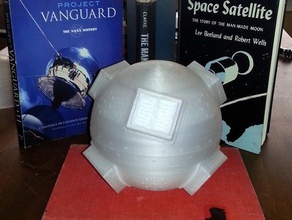 vanguard 1 satellite physics & astronomy 1950s cold war igy nrl space 3d print model - Mito3D