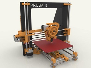 prusa i3 ıpı yeniden işleme 3d yazıcılar yazıcı ayarlanabilir makara tutucu zincir endstops çerçeve impresora prusai3 çelik wades alanında x arabası y 3d print model - Mito3D