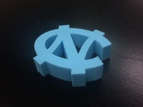 unc logo segni e loghi 3d print model - Mito3D