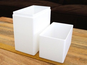 customizable parametric box containers container customizer 3d print model - Mito3D