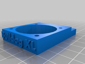 adaptör bulldog xl ultimaker 3d yazıcı ekstruder 3d print model - Mito3D