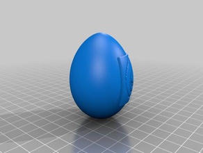 mon personnalisés bilby de pâques oeuf l'art des outils personnalisé 3d print model - Mito3D