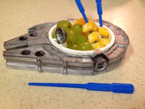 light saber toothpick kitchen & dining lightsaber star wars tooth pick 3d print model - Mito3D