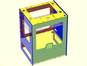 openscad cupcake modello con parti in legno 3d la stampante compensato stl, dxf 3d print model - Mito3D