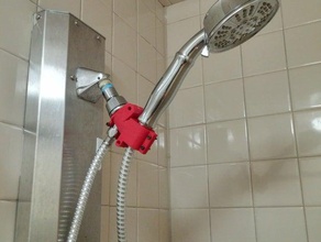 shower bracket replacement bathroom m3 part head 3d print model - Mito3D