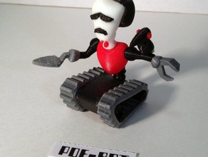 poe-bot Modell-Roboter allan bot shoppe edgar poe Roboter 3d print model - Mito3D