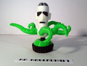 ps hovercraft modelo de robôs cthulhu lovecraft lovecraftian antigos tentáculo tentáculos 3d print model - Mito3D