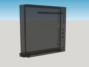 ps4 suporte de parede jogos vídeo monte playstation 4 montagem sony na 3d print model - Mito3D