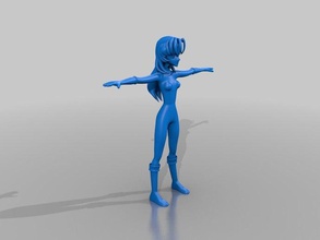 babe 3d printers anime figurine 3d print model - Mito3D