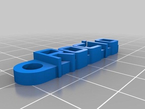 rocio llavero organização personalizado 3d print model - Mito3D