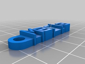 maria llavero organização personalizado 3d print model - Mito3D