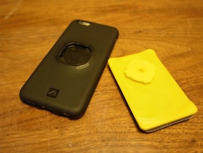 quadlock cartão case converter gadgets iphone 3d print model - Mito3D
