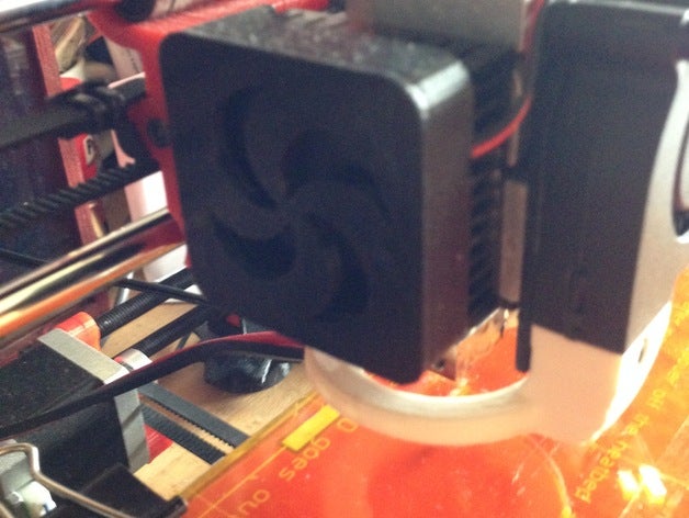 fan cover hephestos 3d printer accessories prusa i3 3D print model - Mito3D